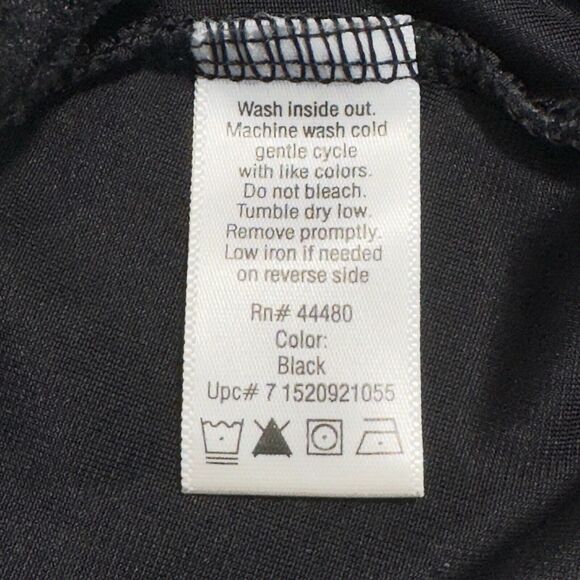 Vintage Black Velvet Midi Skirt XL Pull On Stretch Neutral Minimalist - Picture 8 of 11